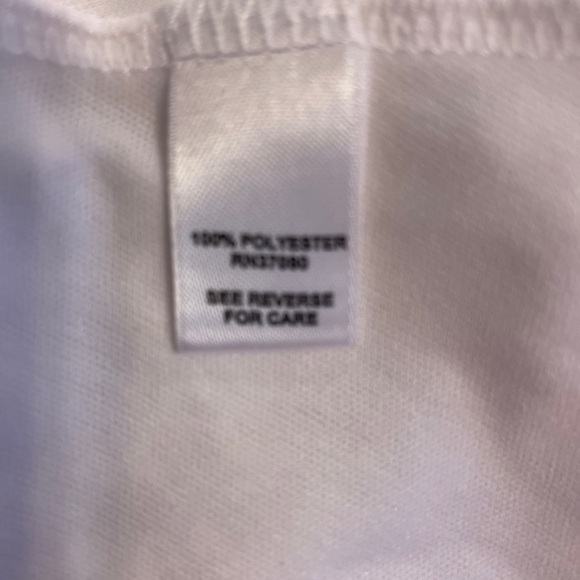 CATO white lace short sleeve blouse size large. - Picture 5 of 6